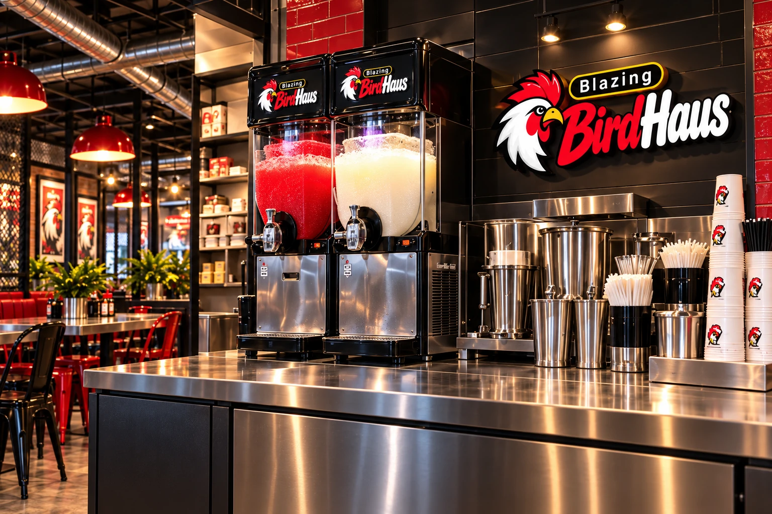 BirdHaus drinks station interior concept